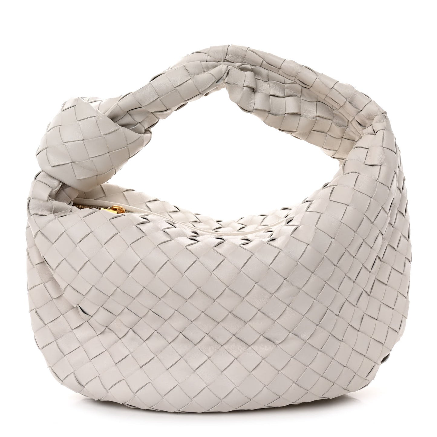 Nappa Intrecciato Teen Jodie Hobo White