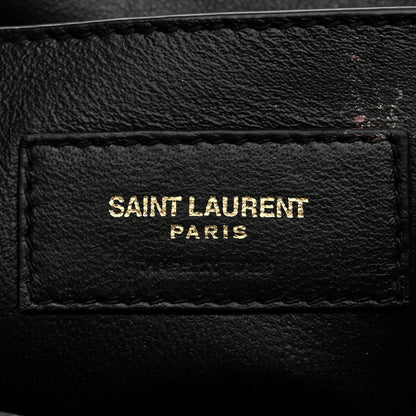 Saint Laurent Lambskin Matelasse Monogram Large Vicky Chain Bag Rouge Eros 7 of 11