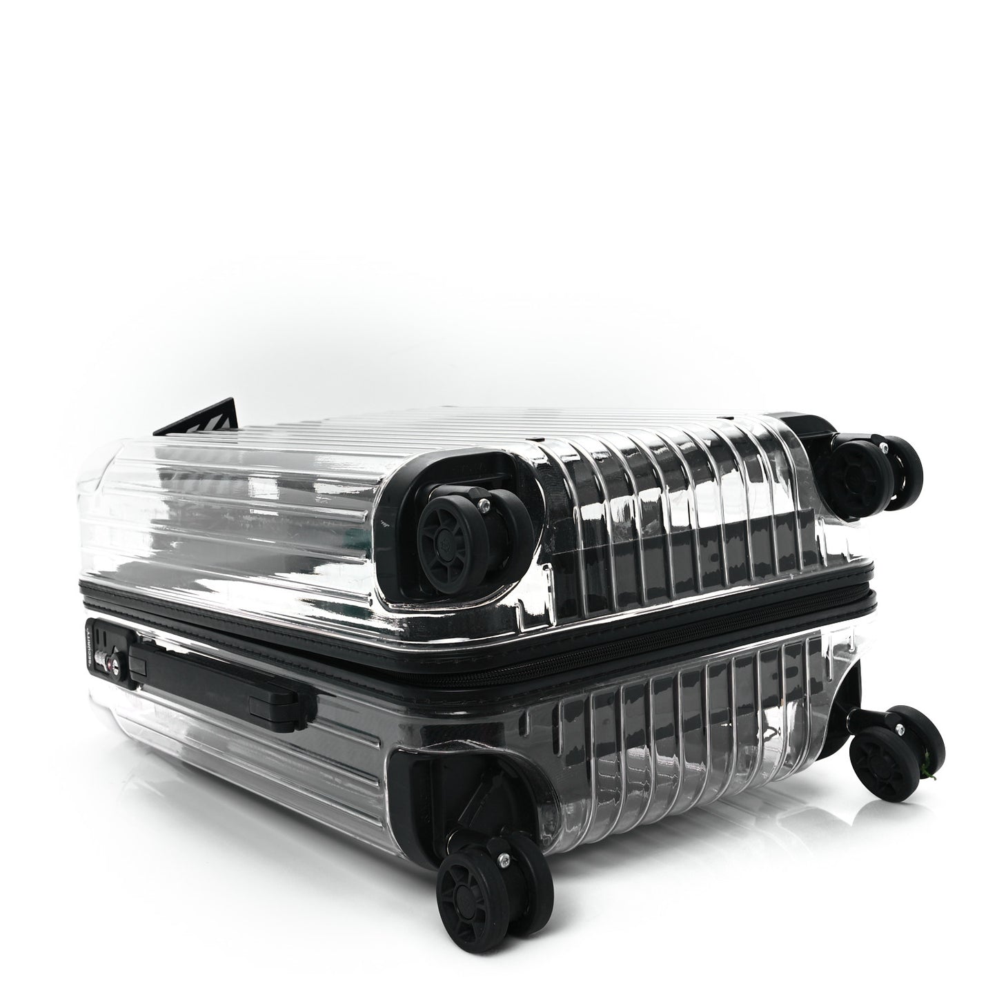 X RIMOWA Polycarbonate Luggage Transparent