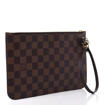 Louis Vuitton Damier Ebene Neverfull MM GM Pochette 2 of 4