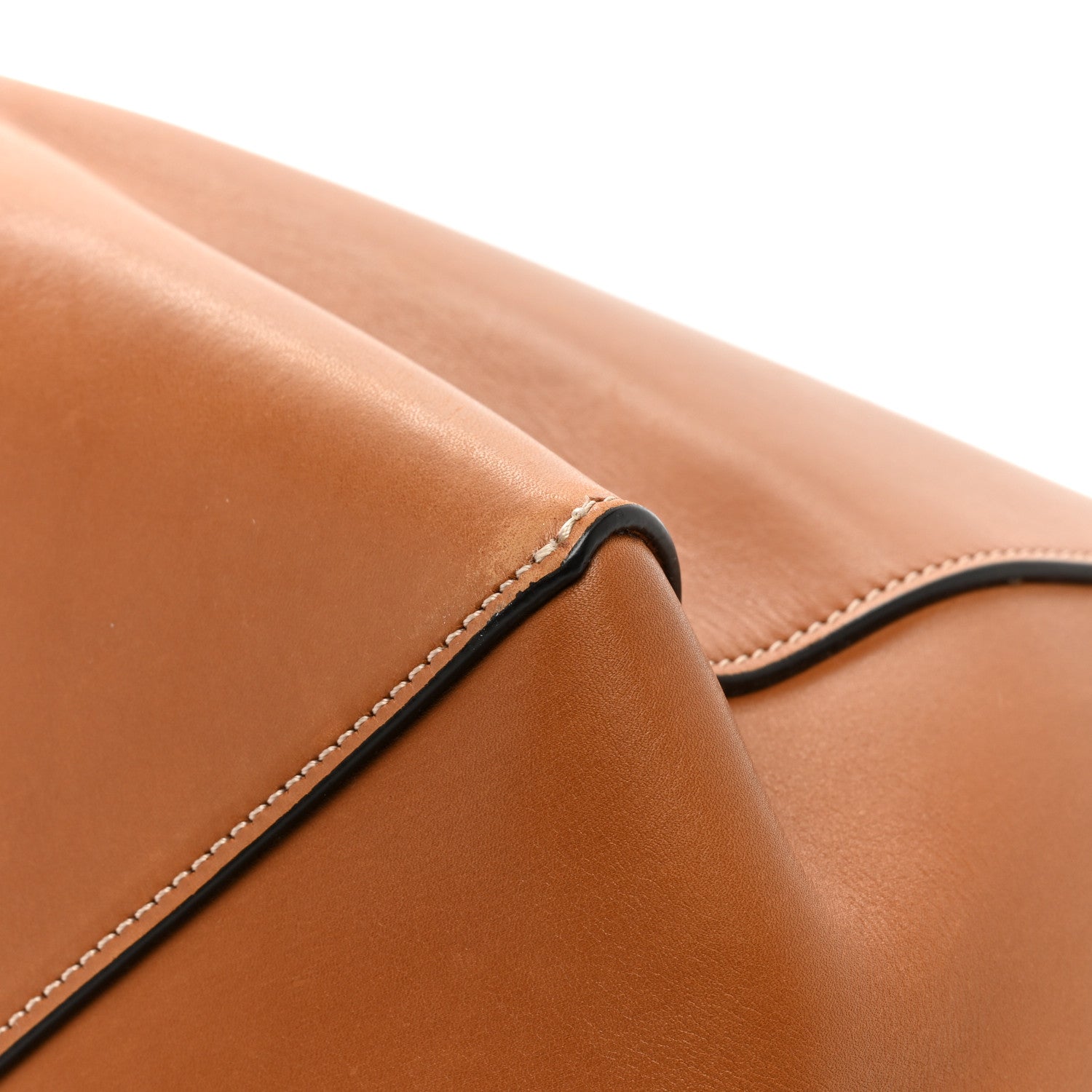 Celine Smooth Calfskin Medium Belt Cabas Phantom Brown 14 of 15