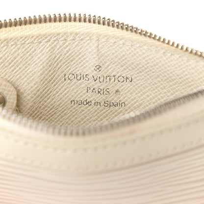 Louis Vuitton Epi Key Pouch Ivory 6 of 8