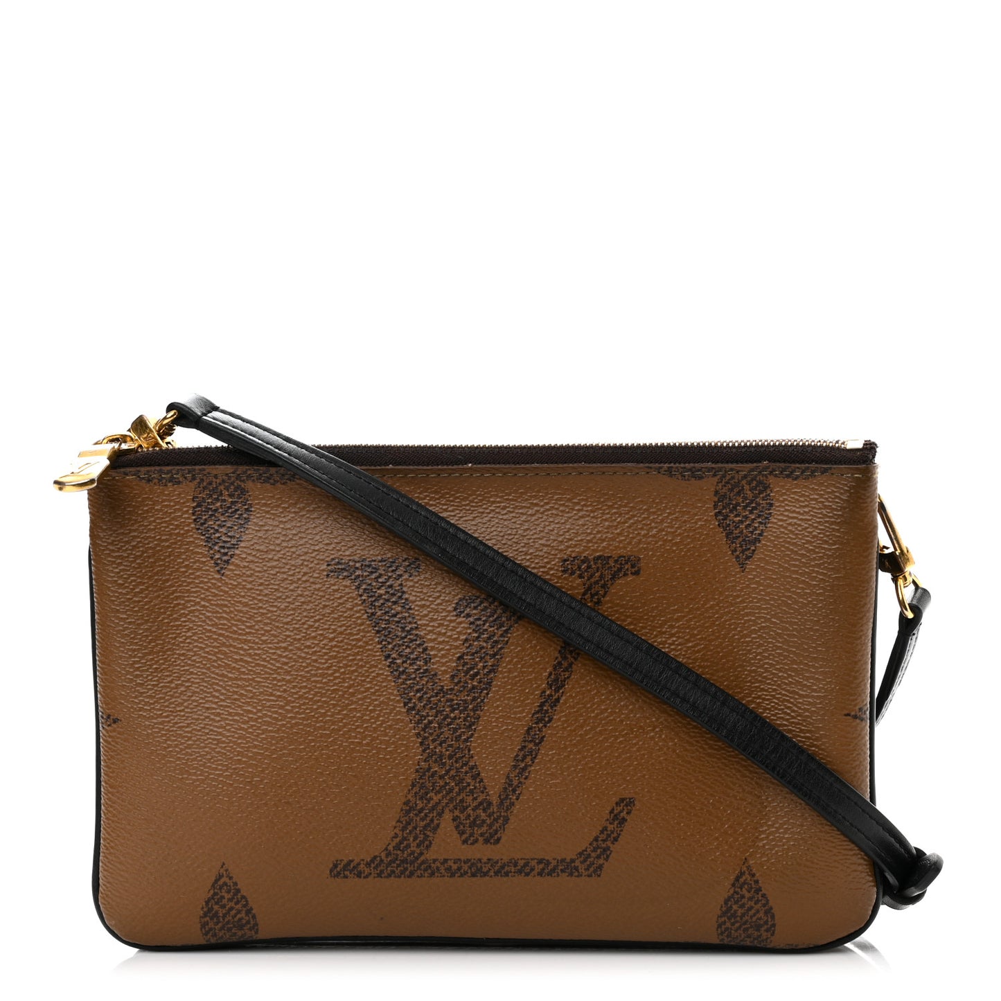 Reverse Monogram Giant Double Zip Pochette