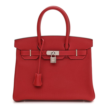 Hermes Togo Birkin 30 Rouge Vif 1 of 10