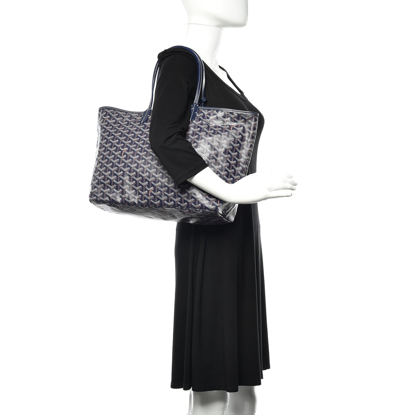Goyardine Saint Louis PM Navy