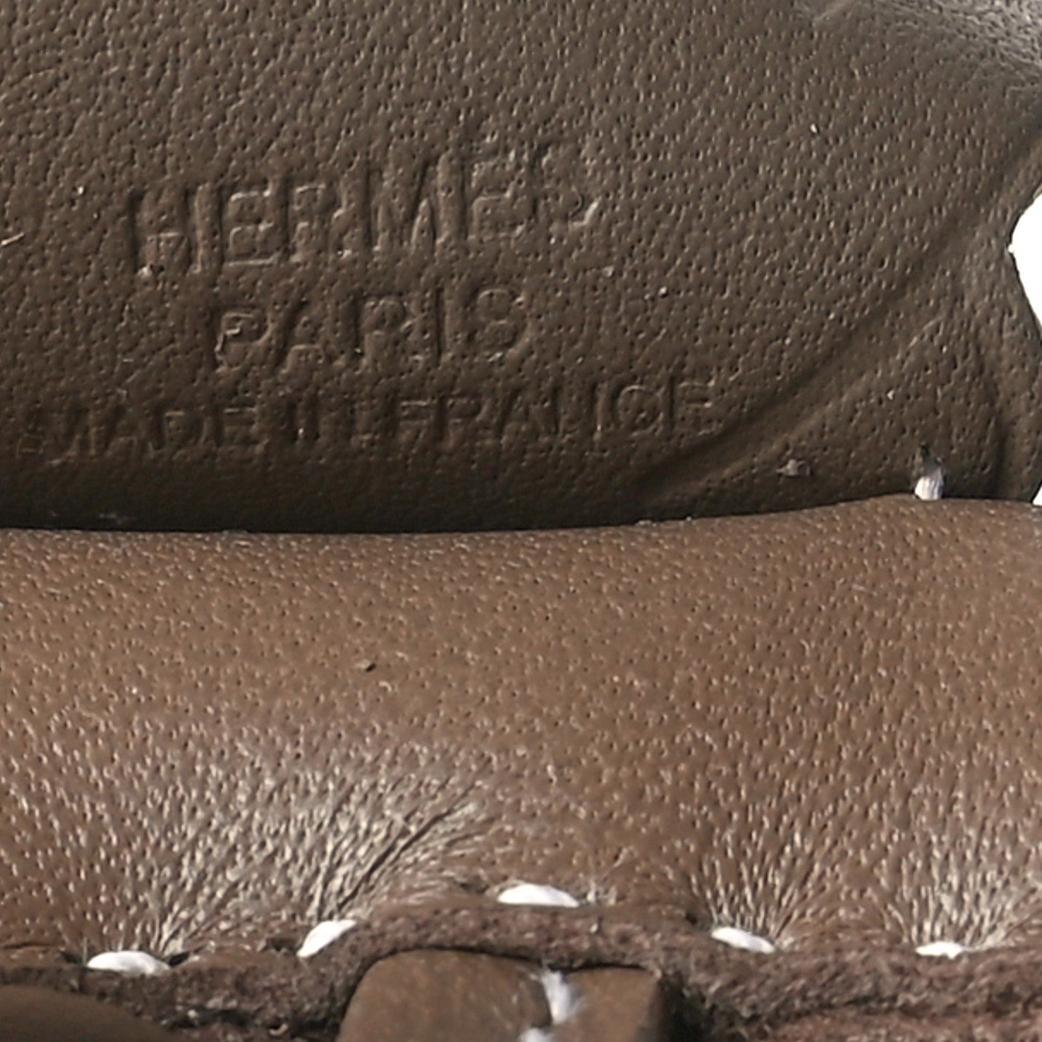 Hermes Milo Lambskin Grigri Rodeo Pegase Horse Bag Charm PM Etoupe 4 of 5