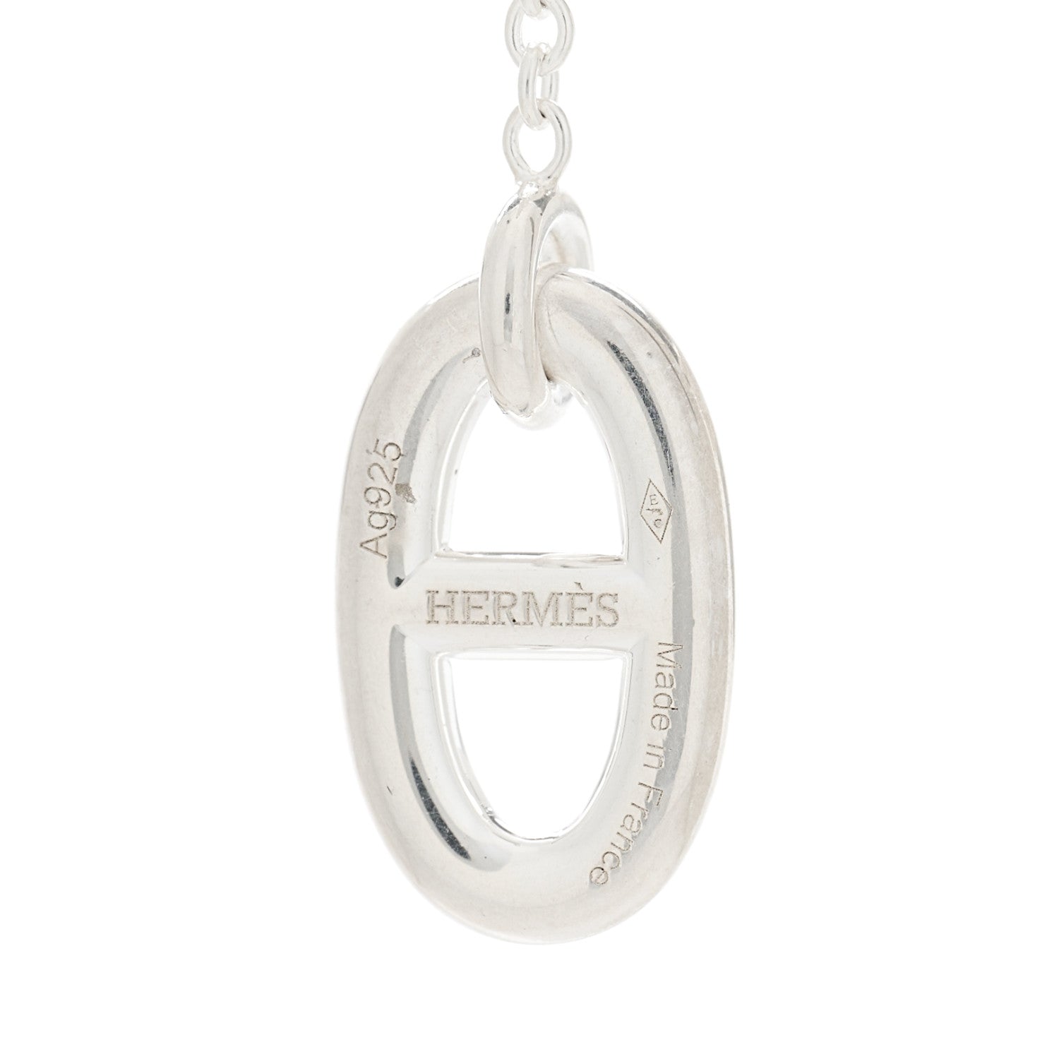Hermes Sterling Silver Farandole Drop Earrings 5 of 5