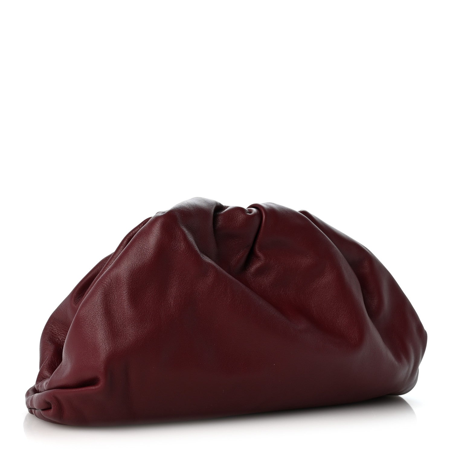 Bottega Veneta Smooth Butter Calf The Pouch Oversized Clutch Bordeaux 3 of 10