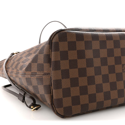 Louis Vuitton Damier Ebene Neo Neverfull MM Rose Ballerine 9 of 11