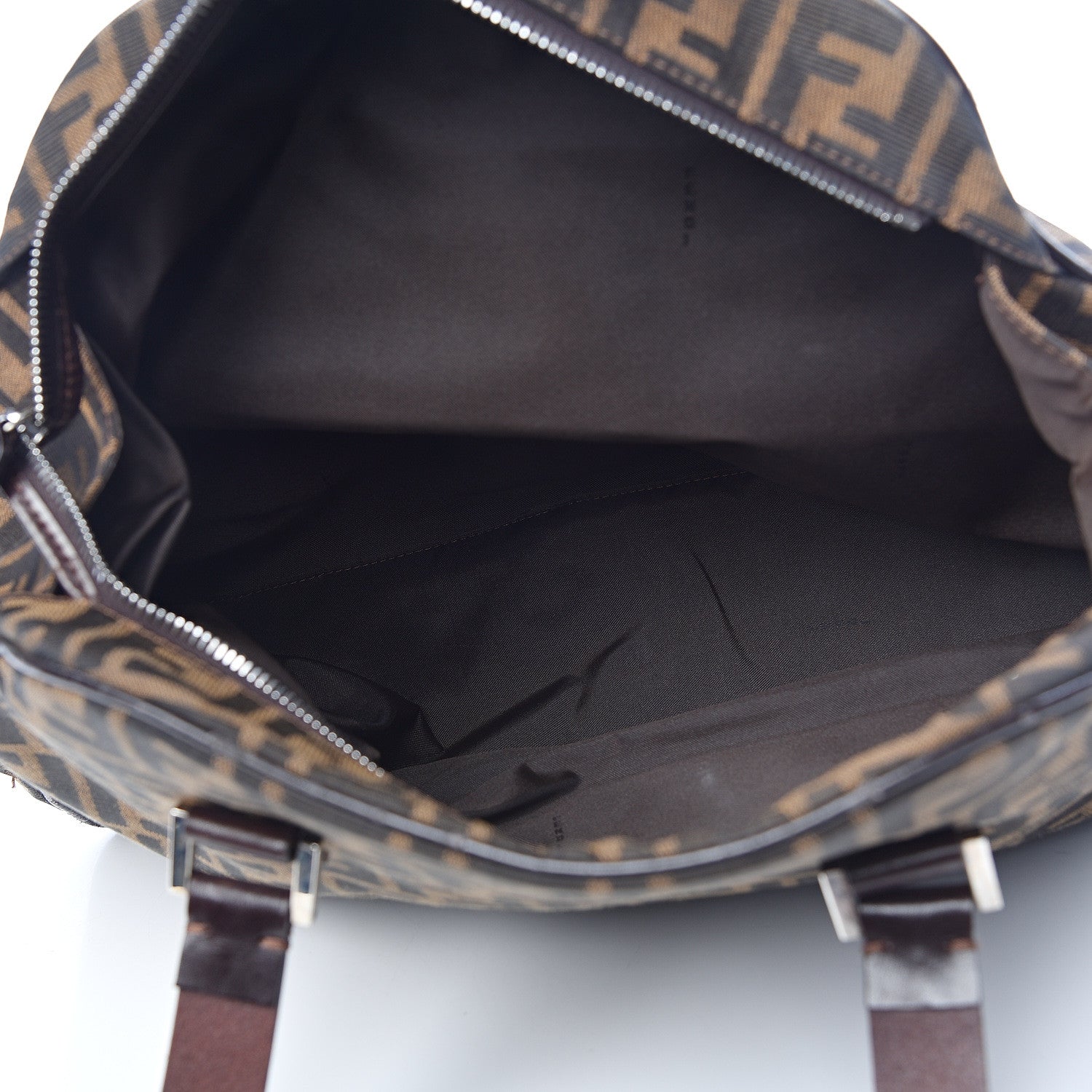 Fendi Zucca Pocket Shoulder Bag Tobacco 5 of 17