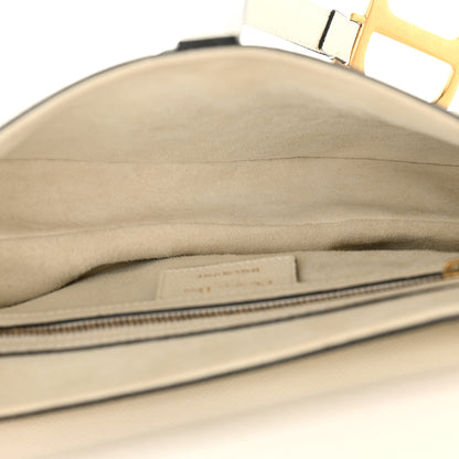 Christian Dior Grained Calfskin Saddle Bag White 5 of 11