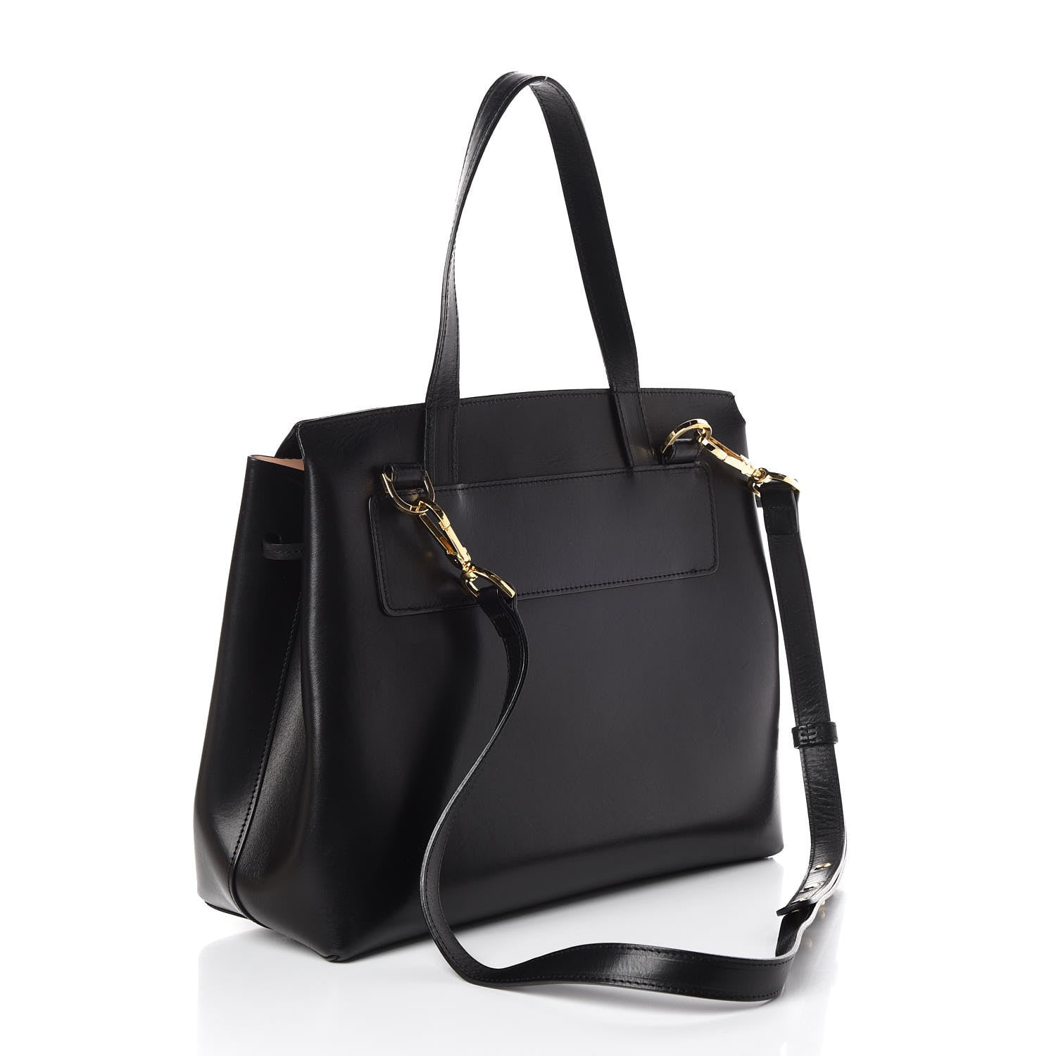 Mansur Gavriel Calfskin Lady Bag Black Ballerina 3 of 8