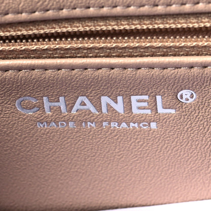 Chanel Lambskin Quilted CC Accordion Shopping Bag Beige 5 of 10