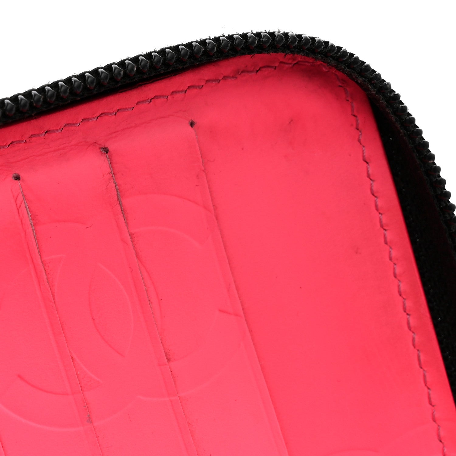 Chanel Calfskin Cambon Zip Around Organizer Wallet Black 8 of 10