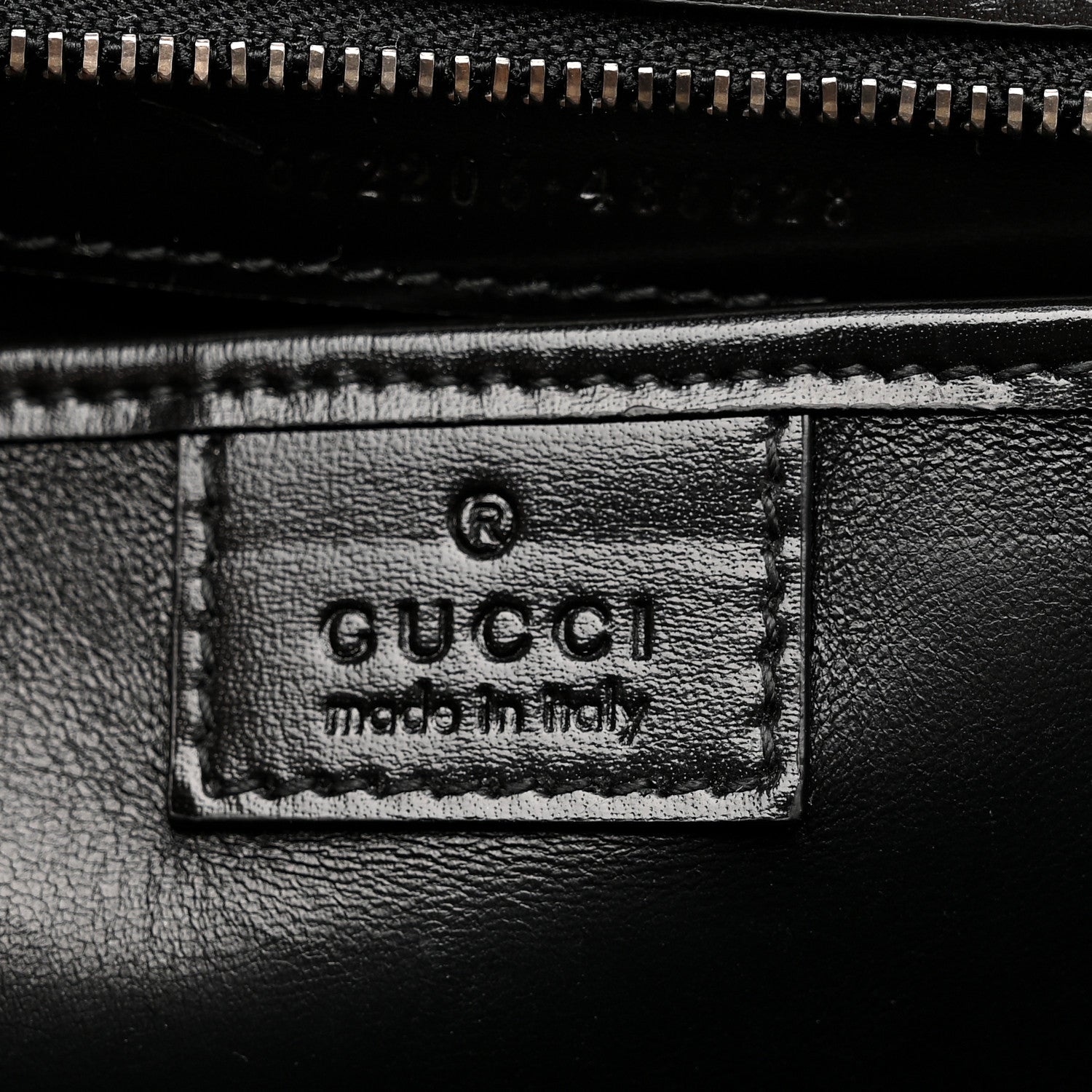 GUCCI レザーバッグ Gucci Smooth Calfskin Small Zumi Top Handle Shoulder Bag Black