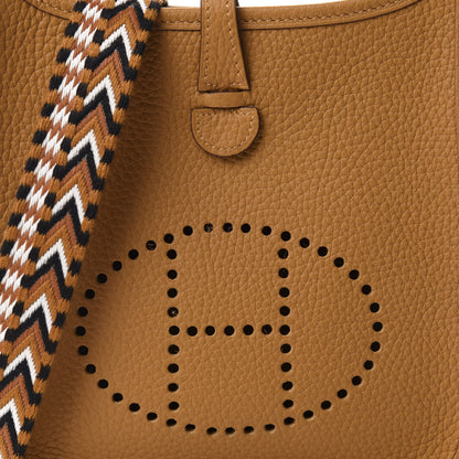 Hermes Taurillon Clemence Allegro Evelyne TPM Sesame 10 of 11
