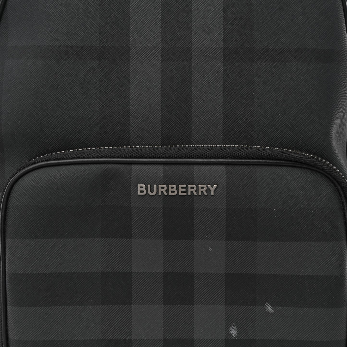 London Check Logo Rocco Backpack Charcoal