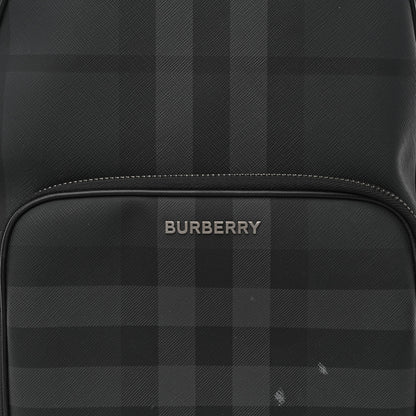 Burberry London Check Logo Rocco Backpack Charcoal 7 of 14
