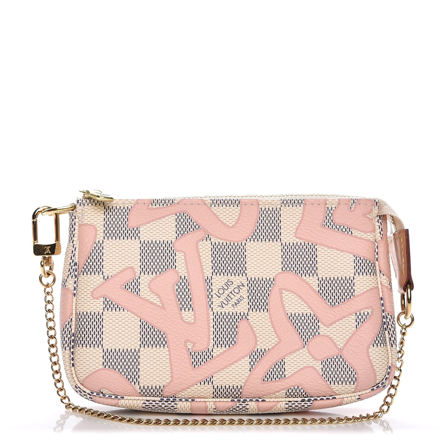Louis Vuitton Damier Azur Tahitienne Mini Pochette Accessories 1 of 8