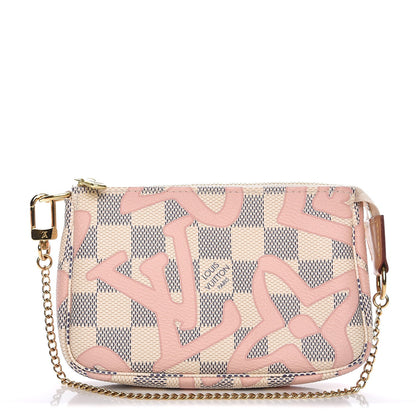 Louis Vuitton Damier Azur Tahitienne Mini Pochette Accessories 1 of 8