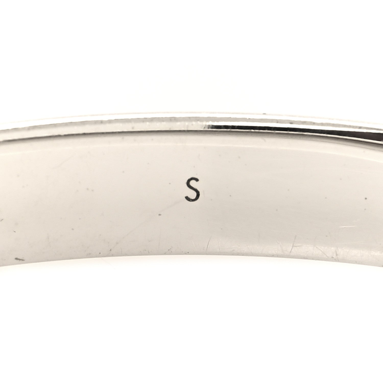 Louis Vuitton Palladium Monogram Nanogram Cuff S Silver 7 of 7