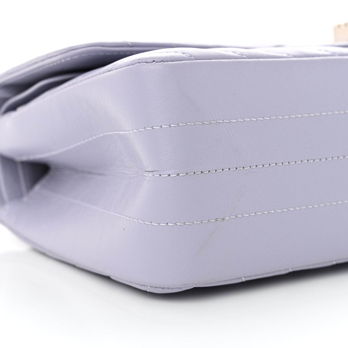 Aged Calfskin Chevron Quilted 2.55 Reissue 225 Flap Light Purple