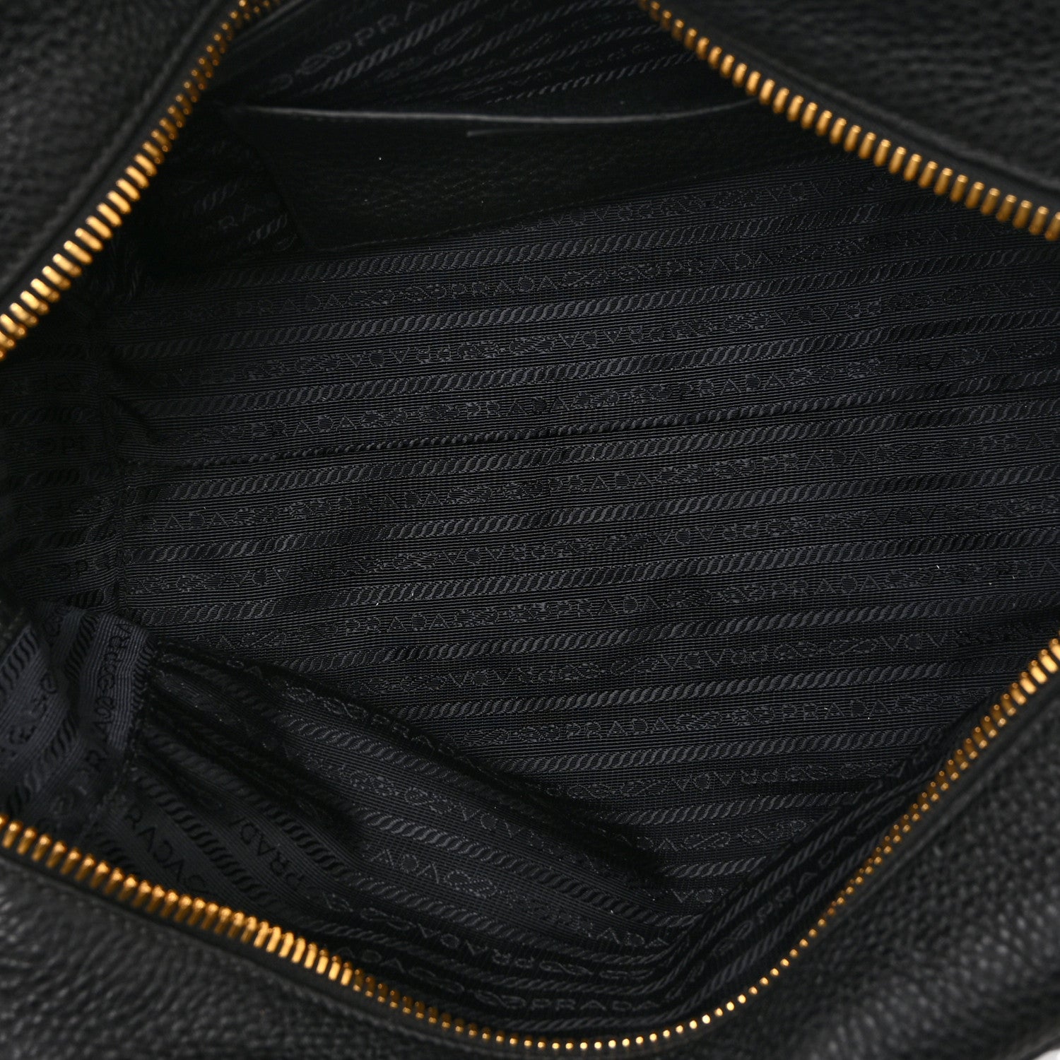 Prada Vitello Daino Bowler Black 5 of 10