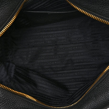 Prada Vitello Daino Bowler Black 5 of 10