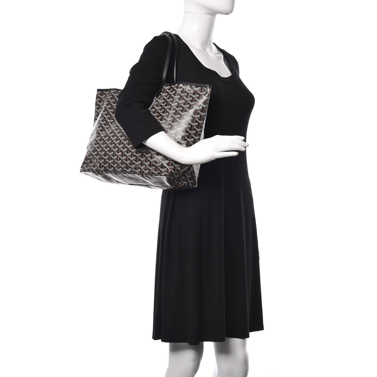 Goyard Goyardine Saint Louis PM Black 2 of 9