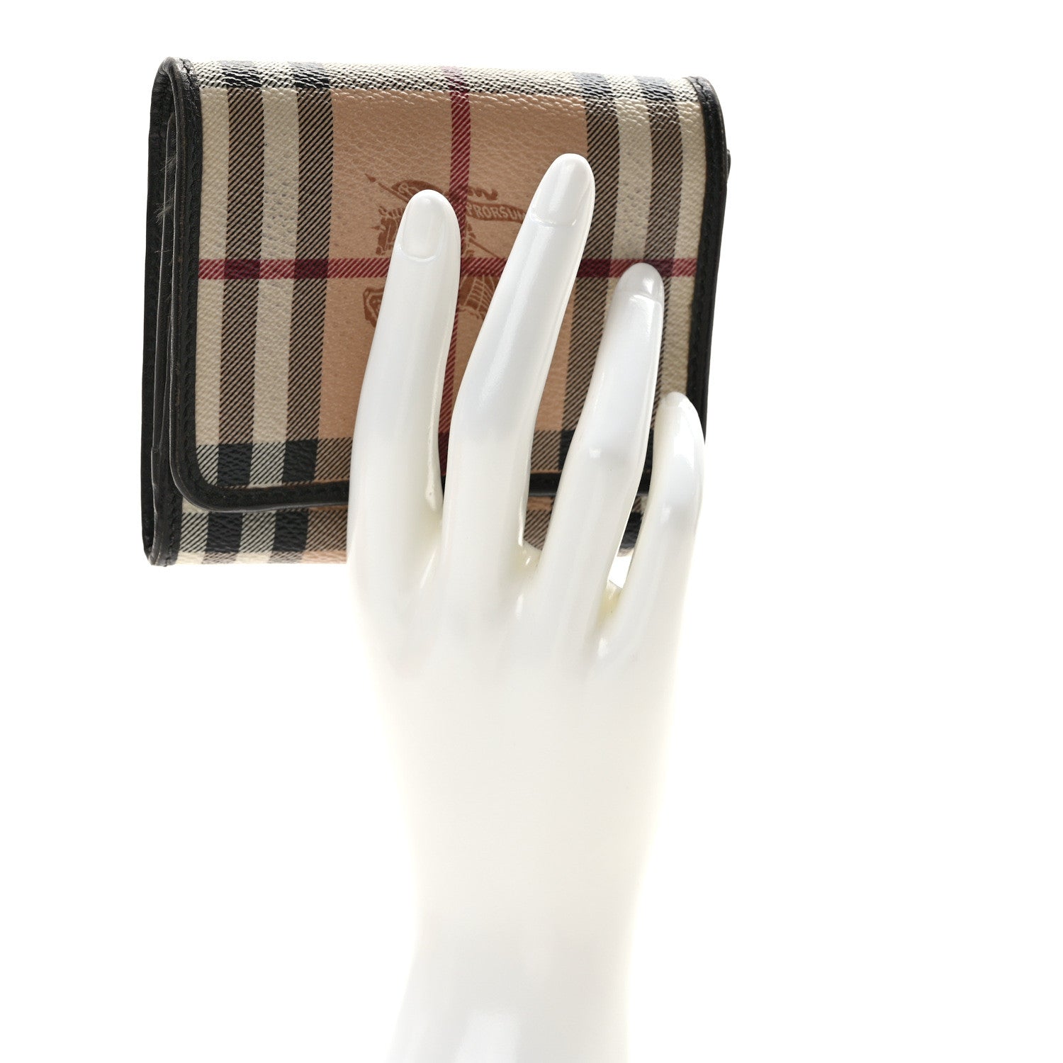 Burberry Haymarket Check Medium Bellfield ID Wallet Chocolate 2 of 10