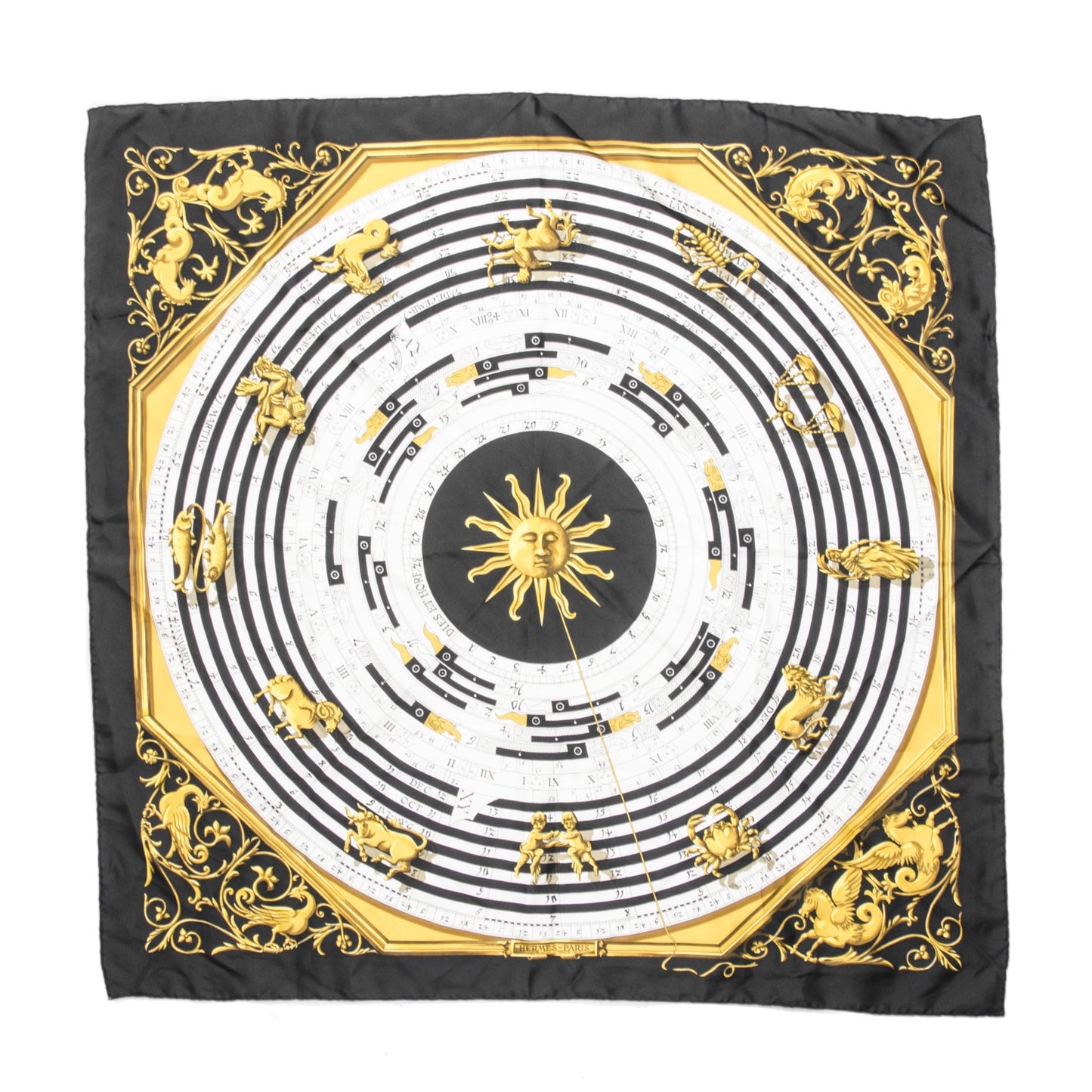Silk Carre Astrologie Scarf 90