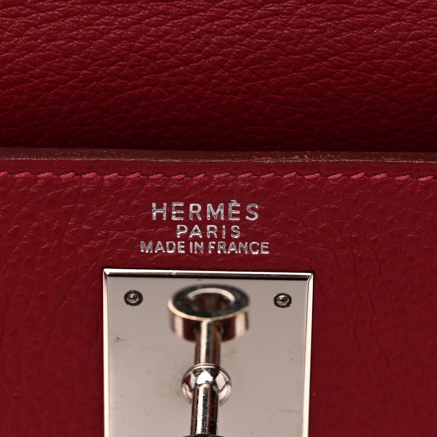 Hermes Togo Kelly Retourne 32 Rouge Vif 6 of 21