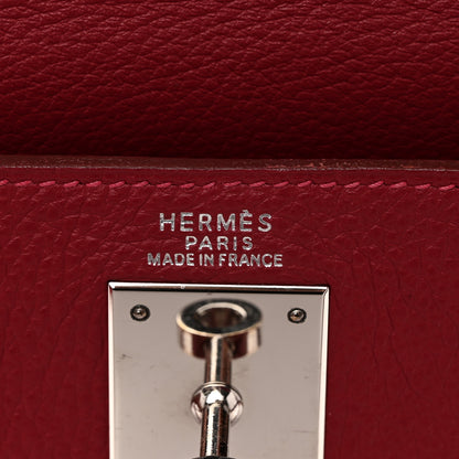 Hermes Togo Kelly Retourne 32 Rouge Vif 6 of 21