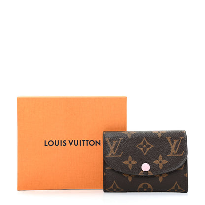 Louis Vuitton Monogram Rosalie Coin Purse Rose Ballerine 7 of 7