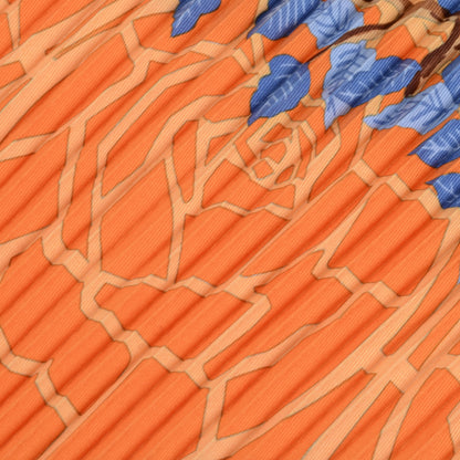 Hermes Silk Plisse Axis Mundi Tree Scarf 90 4 of 7