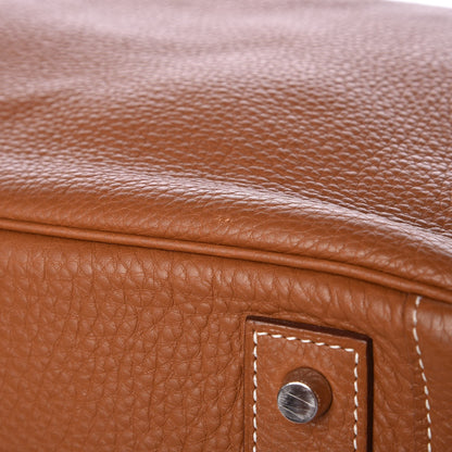 Hermes Taurillon Clemence Lindy 45 Gold 9 of 9