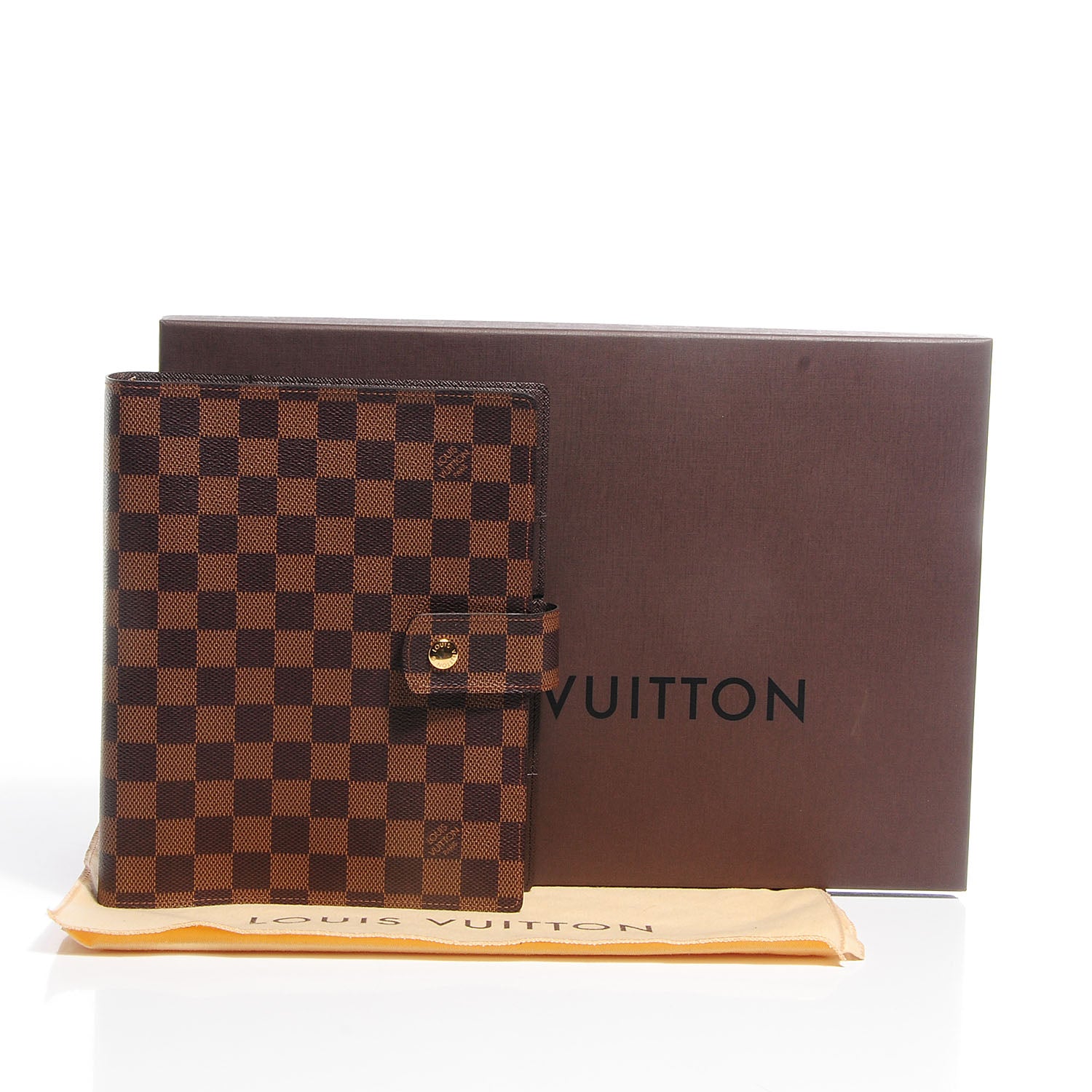 Louis Vuitton Damier Ebene Large Ring Agenda Cover 5 of 8