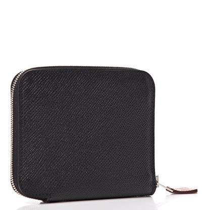 Hermes Epsom Silk'in Compact Wallet Black 3 of 6