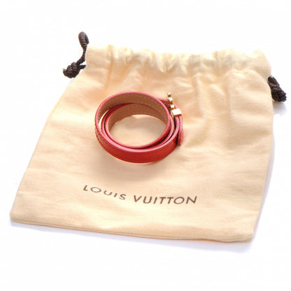 Louis Vuitton Vernis Triple Tour Bracelet Rouge Grenadine 4 of 4