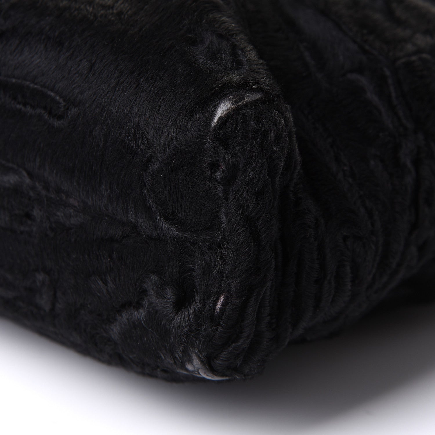 Chanel Persian Lamb Fur Tote Black 8 of 10