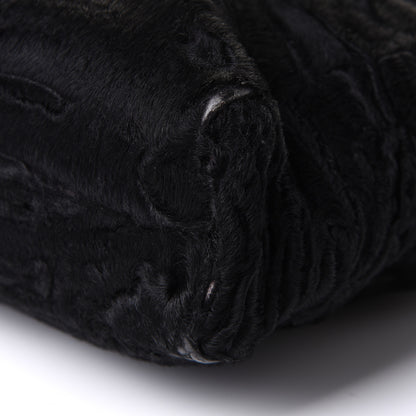 Chanel Persian Lamb Fur Tote Black 8 of 10