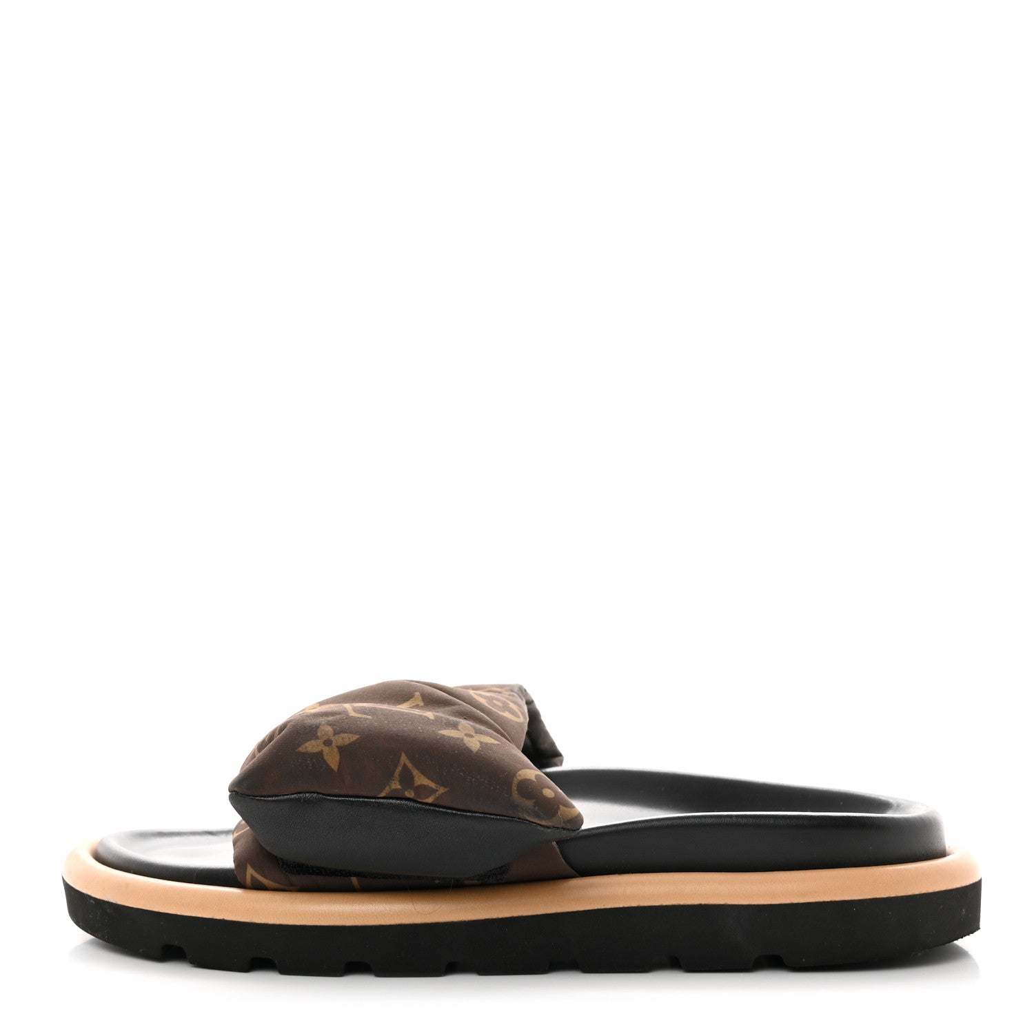 Louis Vuitton Nylon Monogram Pool Pillow Comfort Mule 40 Cacao Brown 1 of 10