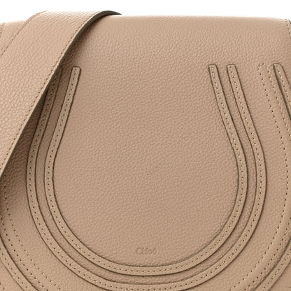 Chloe Grained Calfskin Medium Marcie Saddle Bag Boyish Brown 7 of 9