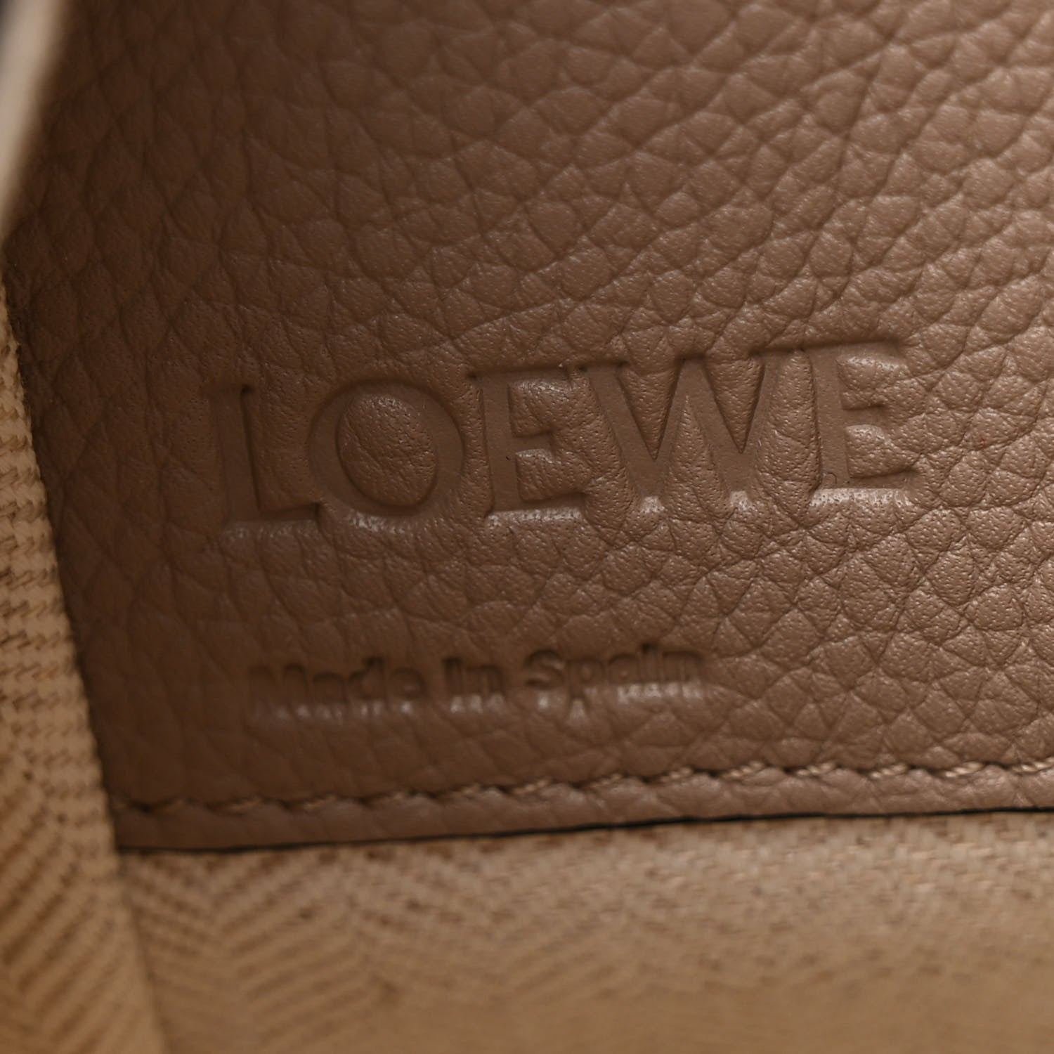 Loewe Calfskin Small Hammock Shoulder Bag Sand Mink 6 of 10