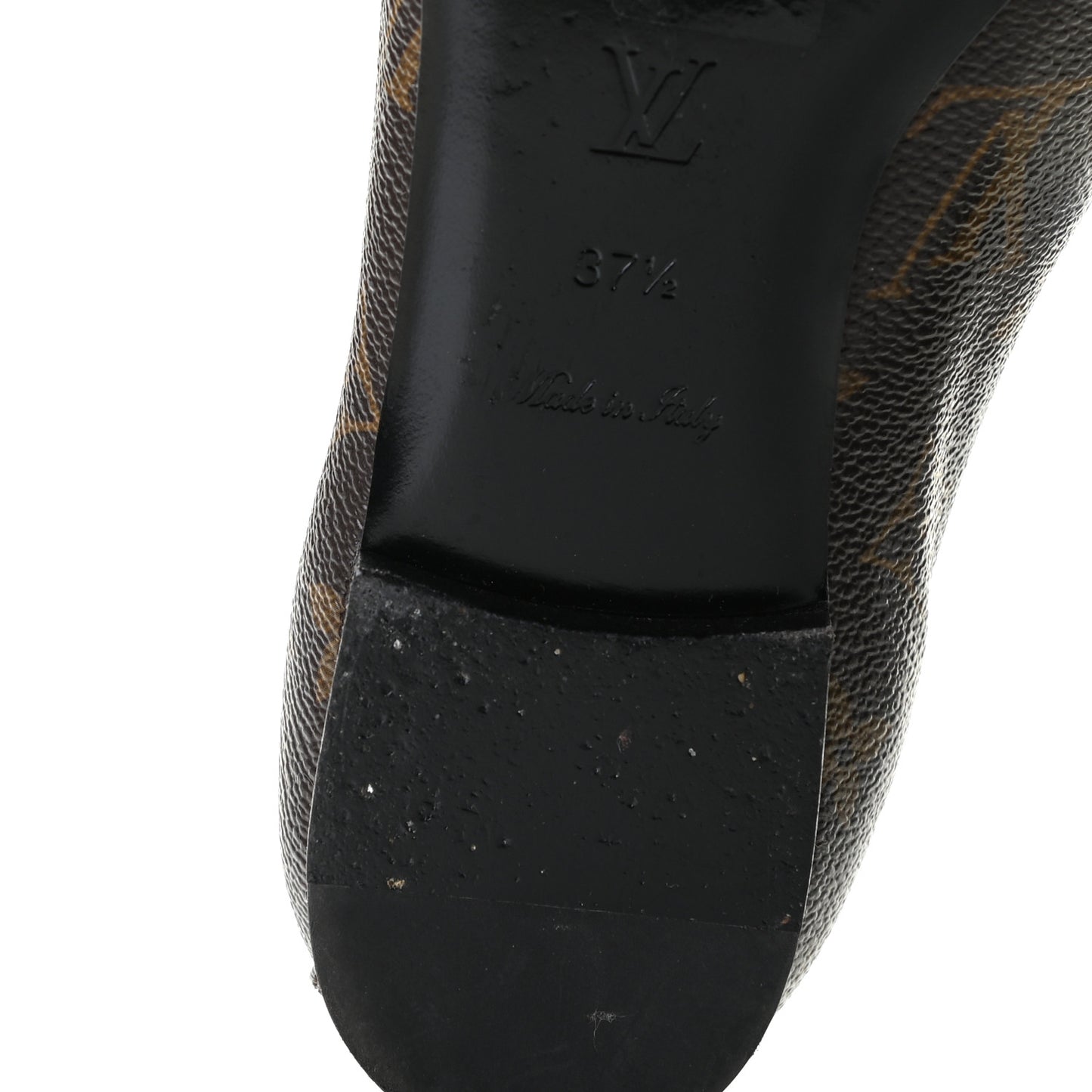 Monogram Upper Case Flat Loafer 37.5