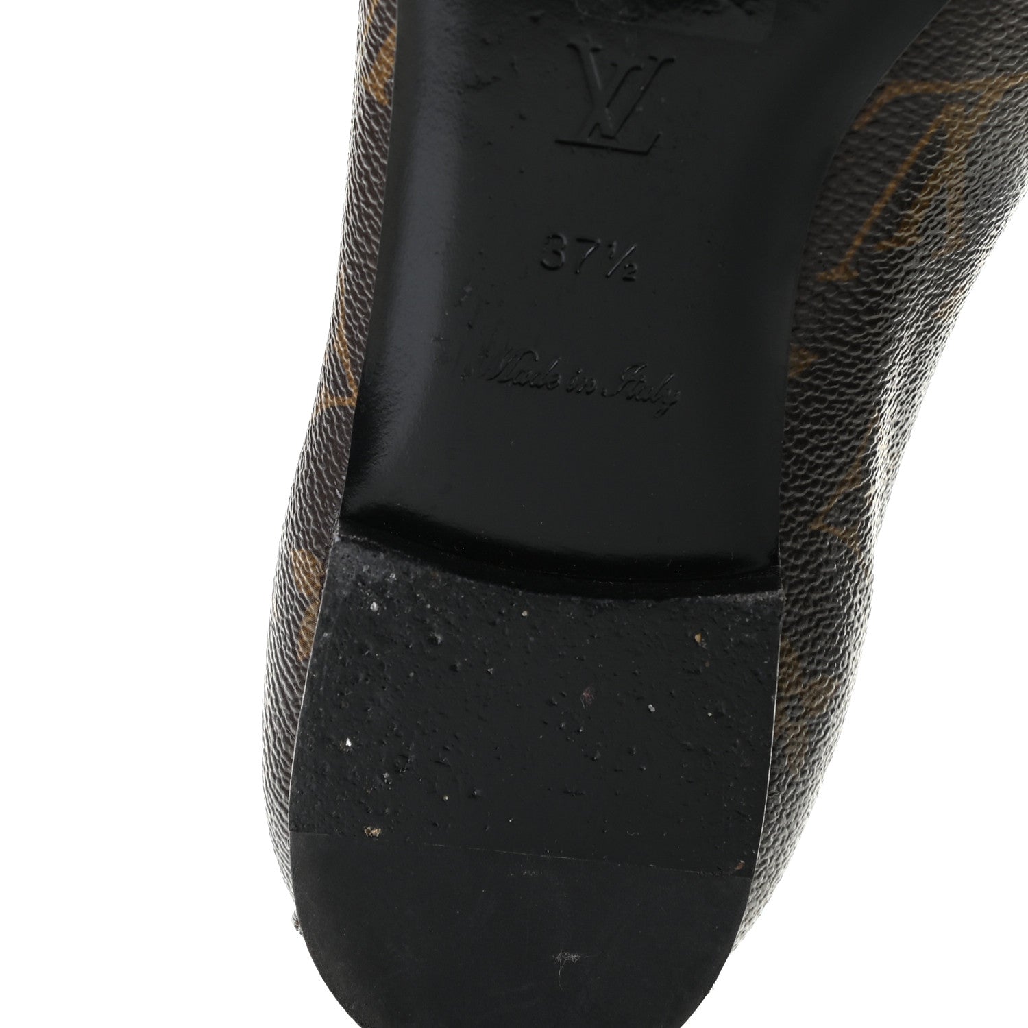 Louis Vuitton Monogram Upper Case Flat Loafer 37.5 13 of 14