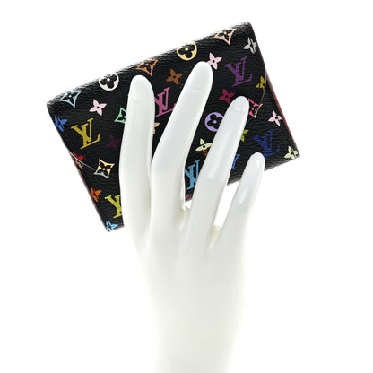Louis Vuitton Monogram Multicolor Business Card Holder Black Grenade 2 of 6