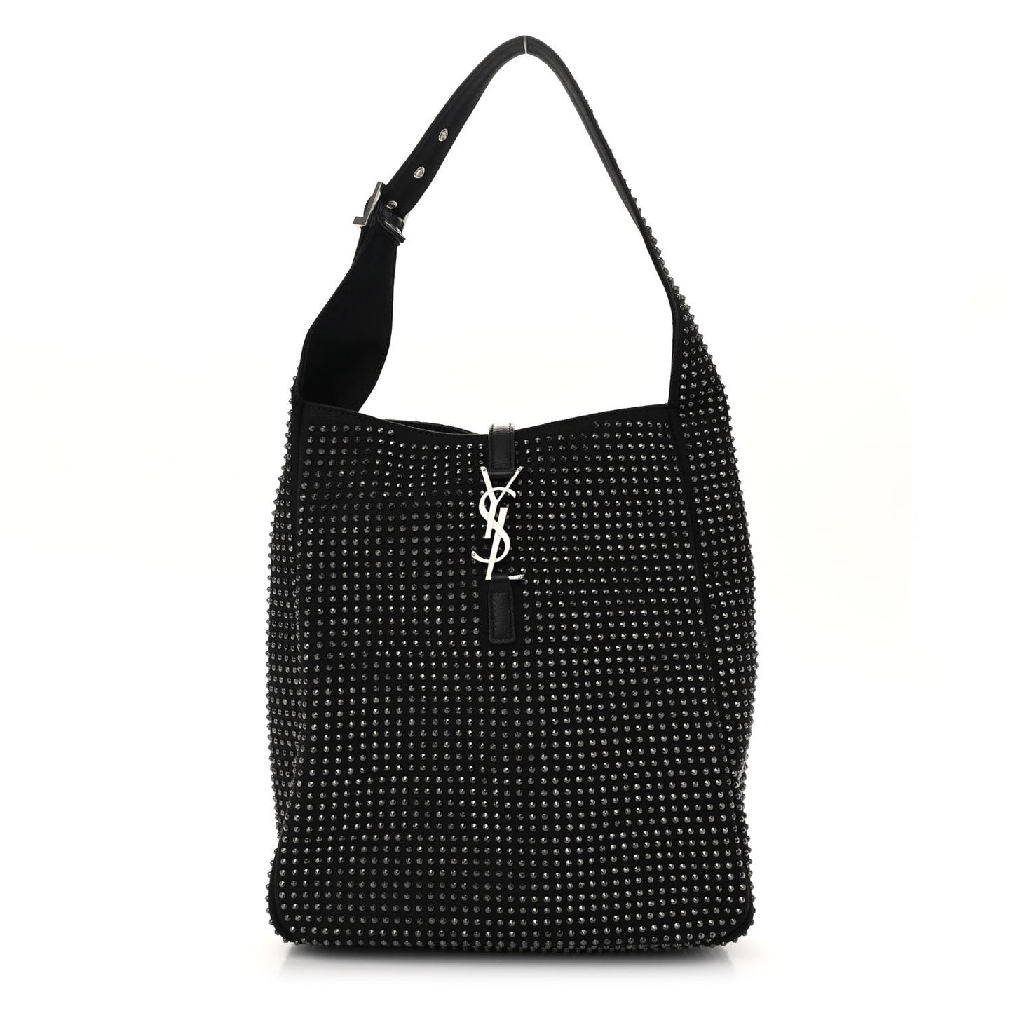 Cotton Studded Le 5 A 7 Soft Hobo Black
