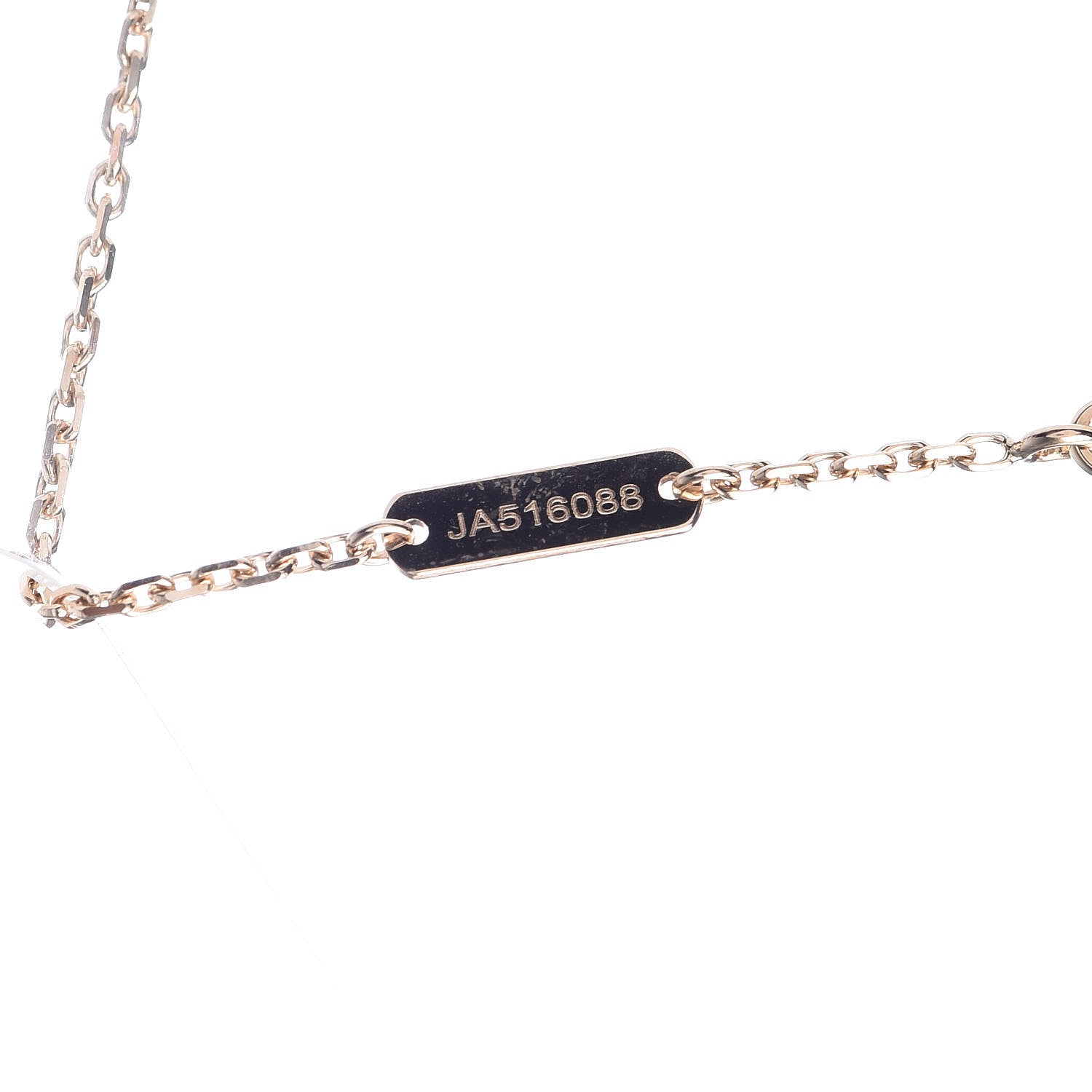 Van Cleef & Arpels 18K Yellow Gold Diamond Celestial Blue Sevres Porcelain Vintage Alhambra Pendant Necklace 6 of 9