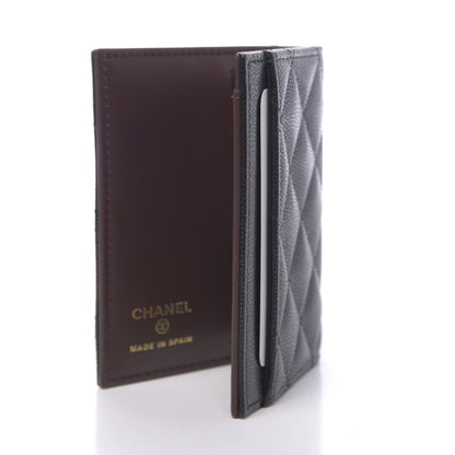 Chanel Caviar Quilted Card Holder Wallet Black 3 of 8